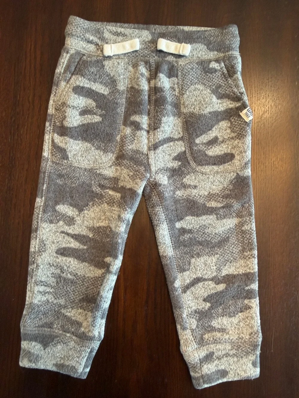 GAP Toddler Boy 18-24M Polo Shirt Camo Jogger Matching Set